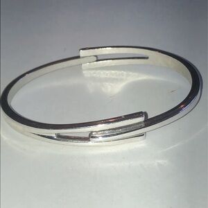 Avon Vintage Silver Tone Dainty Boho Bangle Bracelet